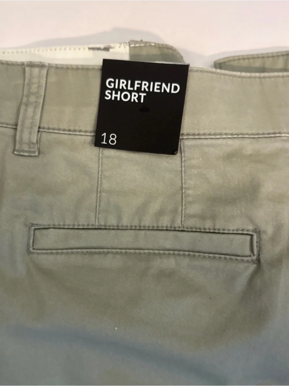 NWT Lane Bryant Girlfriend Shorts Size 18 Green